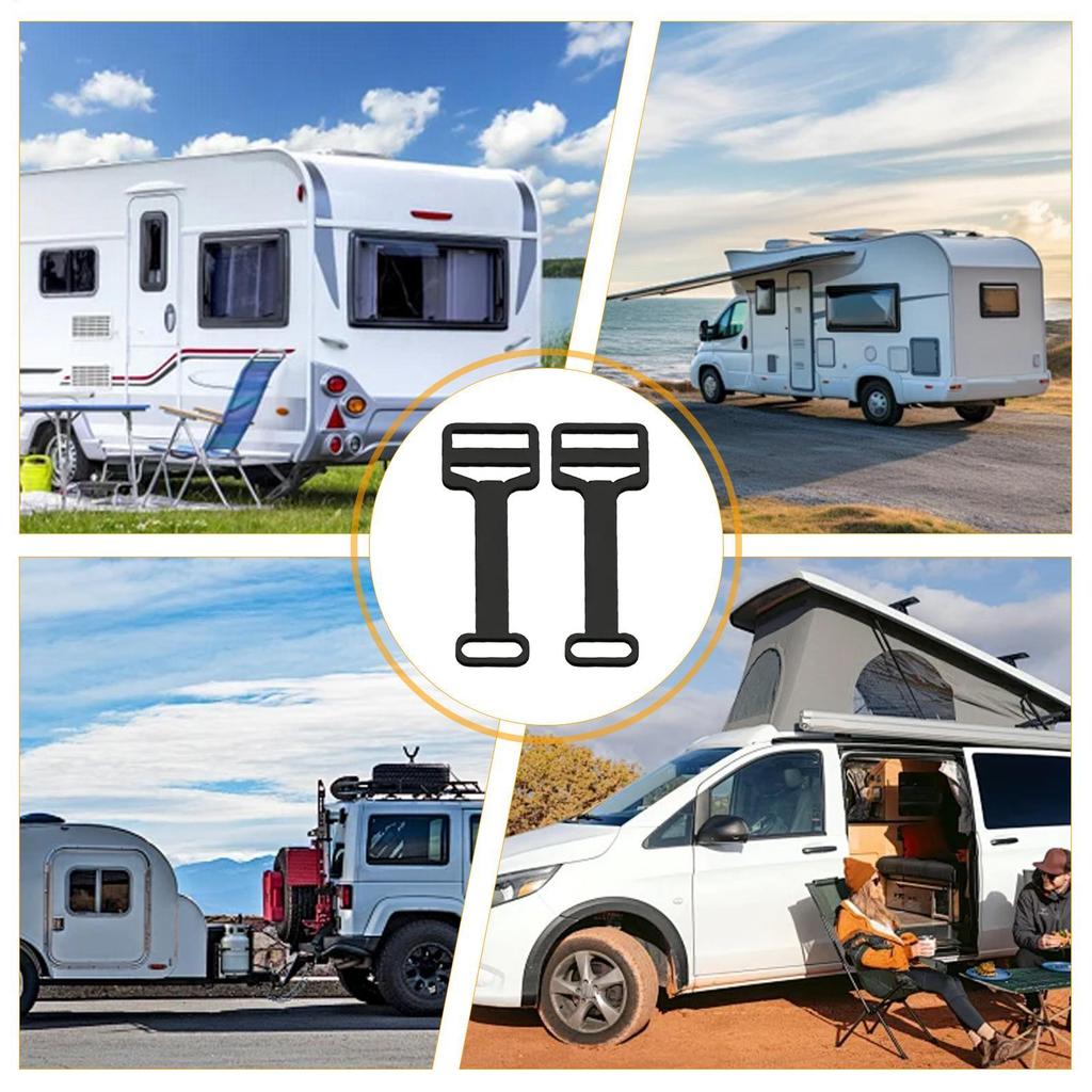 2PCS RV Window Limiter, Ventilation Restrictor Lock For Travel Trailer, Caravan, Safe Airflow & Security Latch Dropshipping