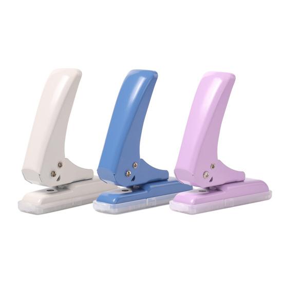 Single Hole Punch 40 Sheets Capacity Hole Puncher Adjustable Punch Position for Paper Cards Leather Precise Alignment Hole Punch for Home Office
