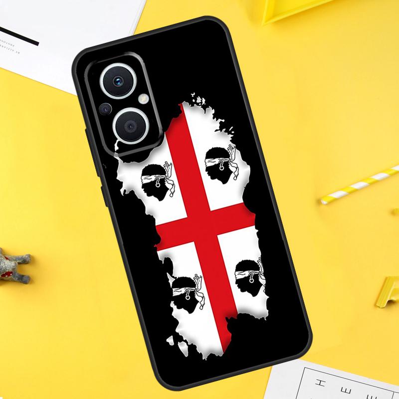 

Flag of Sardinia Cover For OPPO Reno 10 Pro 8T 2Z 4Z 5Z 4 5 6 7 8 Lite OPPO Find X6 X5 X2 X3 Pro Lite Case OPPO Reno10 5G