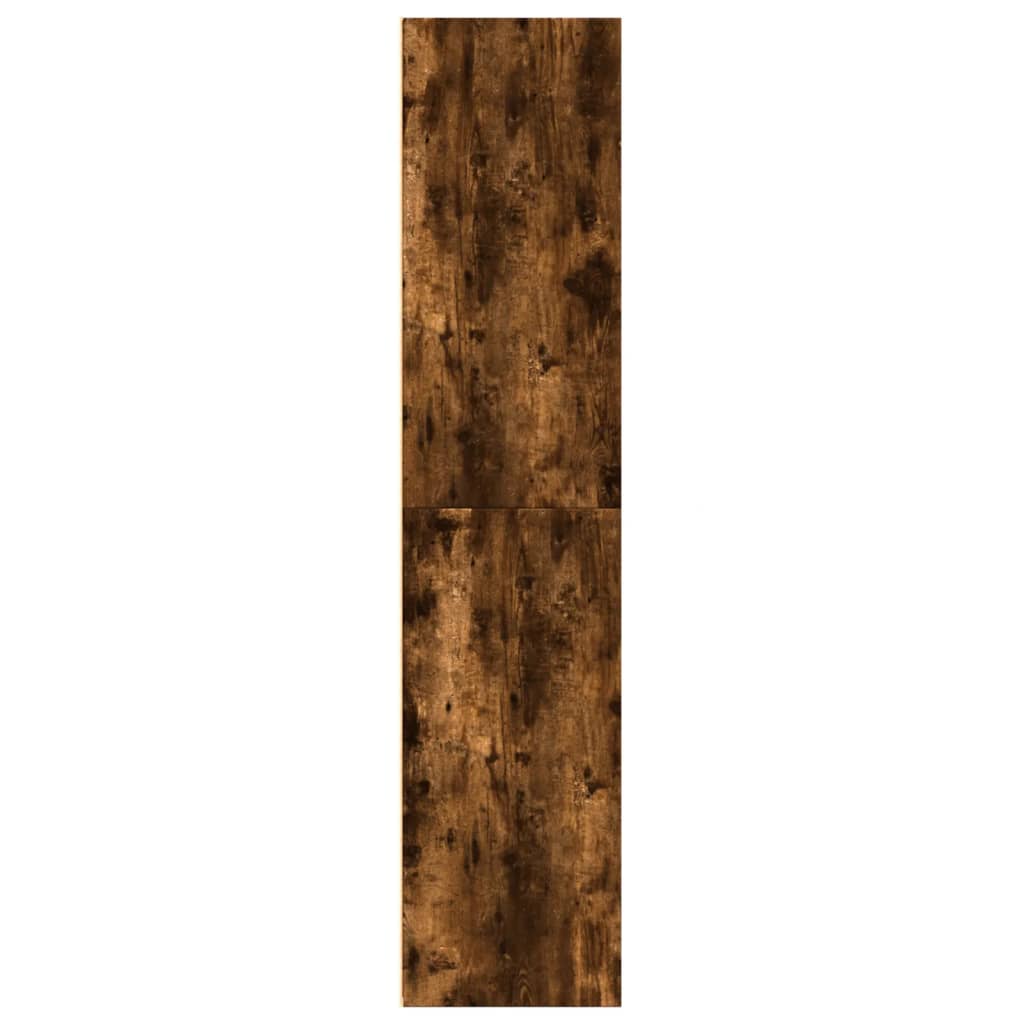 Highboard Smoked Oak 70x41x185 Cm Engineered Wood