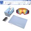 Ski Snow Goggles for Improved Spherical Wide Field of UV Sports Impact Unisex B1595 [FEISEDY] Kids' Goggles, Children, Breathability, 180° View,