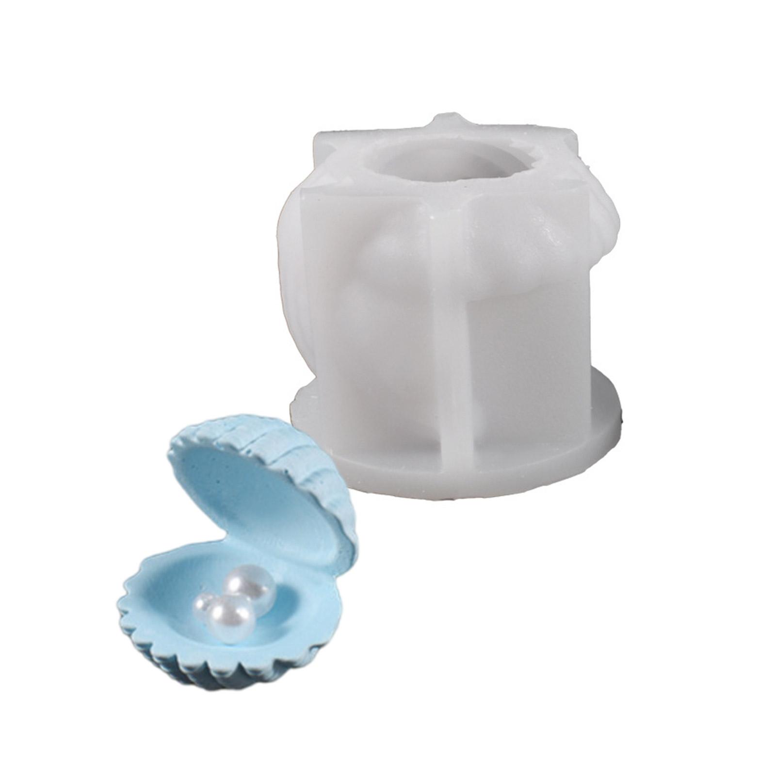 

Гибкие силиконовые ракушки, форма для шкатулки для украшений, для принадлежностей для рукоделия с крышкой, переносная для создания уникального решения для хранения