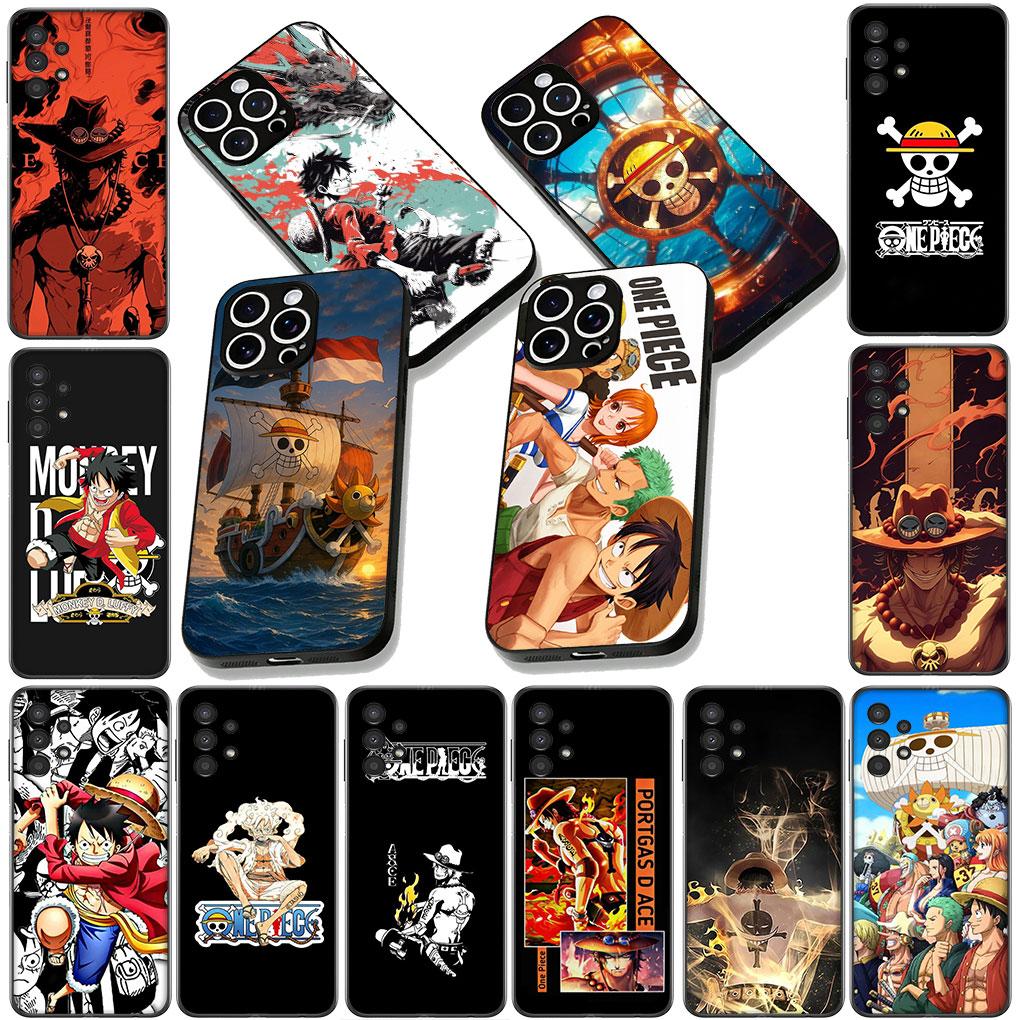 Soft Phone Cover for Xiaomi Redmi Note 12 11 10 Pro 10A 10C 12C 14C A4 Note12 5G Case One Luffy Pieces Portgas D Ace Casing