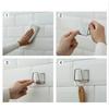 1-10pcs Kitchen Stainless Steel Sink Sponges Holder Self Adhesive Drain Drying Rack Shelf Household Wall Hooks Storage Organizer