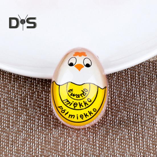 Timer sveglia senza BPA Cartone animato Comodo timer morbido per uova sode medie e dure