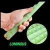 Tubo Luminoso Funda Fluorescente para Caña de Pescar 2:1 1M Tubo Termorretráctil Antideslizante Impermeable Aislamiento Envoltura Mango Protección