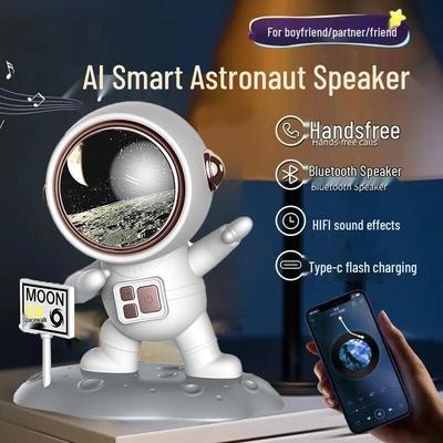 Astronaut Bluetooth Speaker: Decorative Desktop Ornament & Unique Valentine's Gift for Boyfriend.
