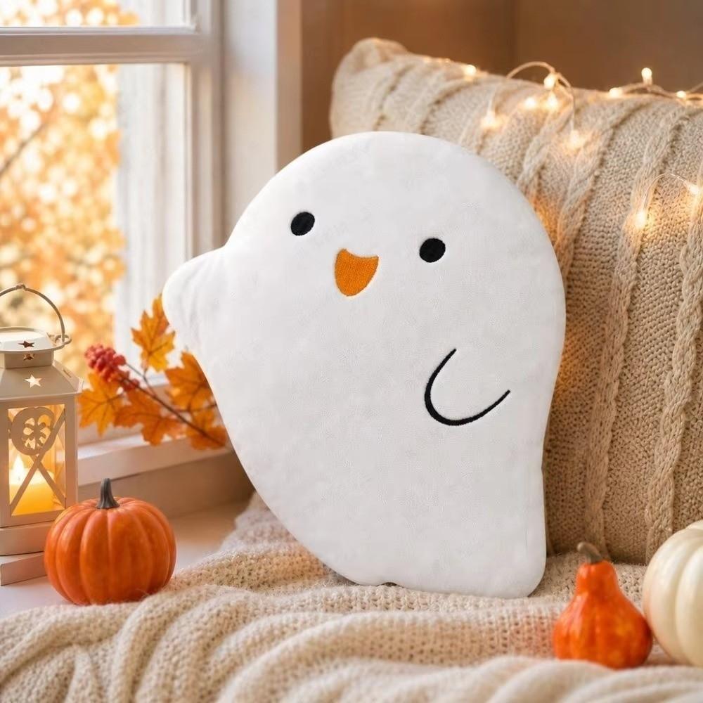 Super Soft Ghost Shaped Pillow PP Cotton Filling Waist Pillow Cute Black Cat Pillow