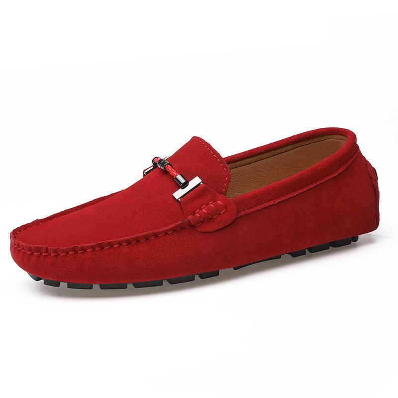 Leather Men Loafers Handmade Casual Shoes Boat Shoes Men 2024 Driving Shoes Walking Casual Loafers Male Shoes