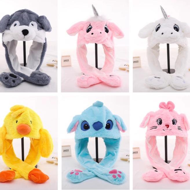 Rozkošná čepice s ušima Pikachu, Zajíčka a Vánočního Draka pro děti