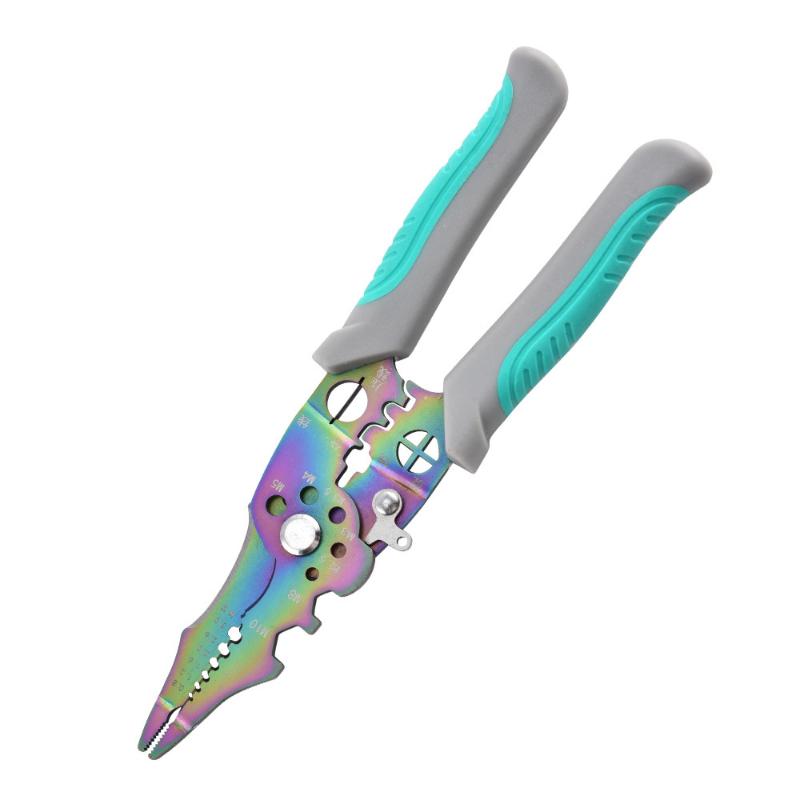 Wire Stripper Decrustation Pliers Adjustable Electrical Wire Wire Winding Pliers Non-slip Wire Stripper Crimper