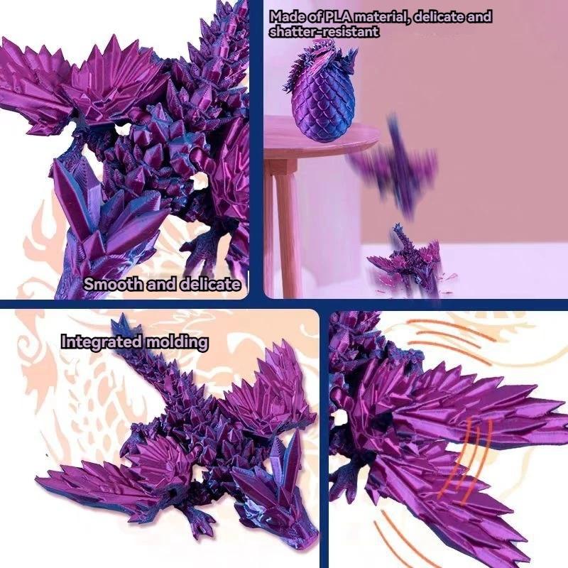 High-Quality 3D High-Quality Printed Fantasy Creature Play Sets High-Quality Ornament High-Quality Desktop High-Quality Ornament High-Quality 3D