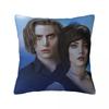 Die Twilight Saga Film Kissenbezug Weicher Polyester Kissenbezug Geschenk Überwurf Kissenbezug Hülle Zuhause Mit Reißverschluss 40X40cm