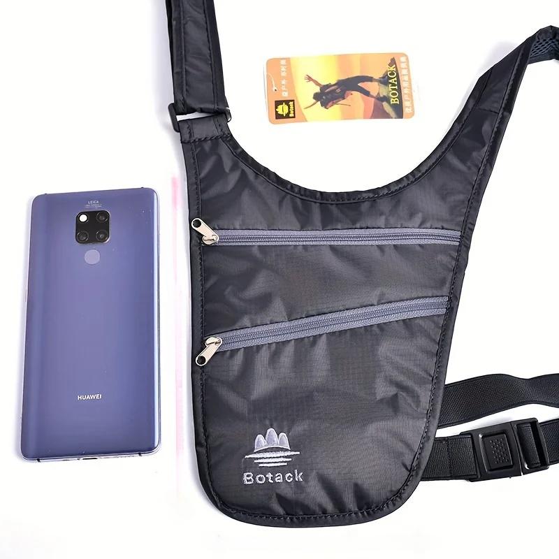 Anti-theft Sports Waist Bag Waterproof Lightweight Run Waist Pouch Portable Adjustable Strap Invisible Belt Bag Travel