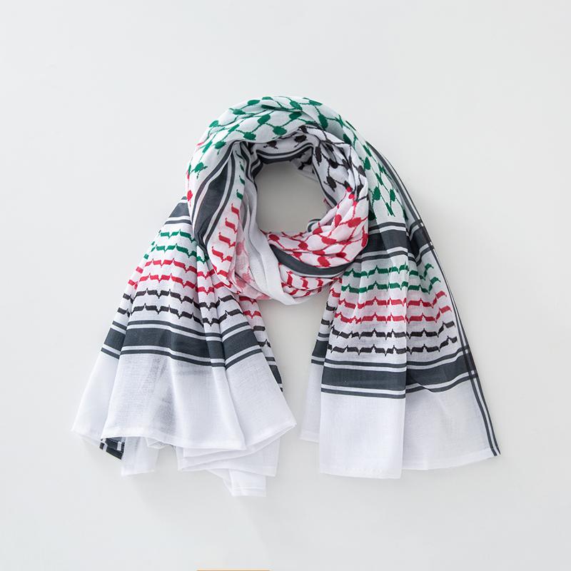 Women/men Military Tactical Desert Hijab Scarf Muslim Headscarf Square Islam Arab Keffiyeh Head Neck Scarves Headwrap