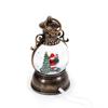 USB Concert Snow Globe Christmas Ornament - Luminous Resin Lantern with Golden Horse
