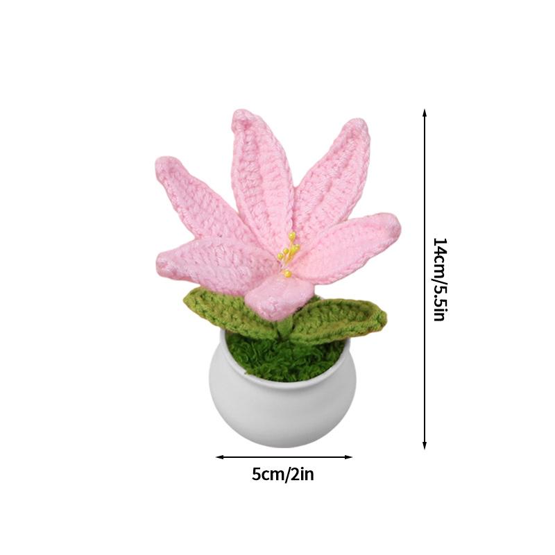 Tournesol Fleur Crochet Fleurs Artificielles Tissées à la Main Fini Girasol Crochet Plantes Cadeaux Invités Mariage Décoration de Bureau