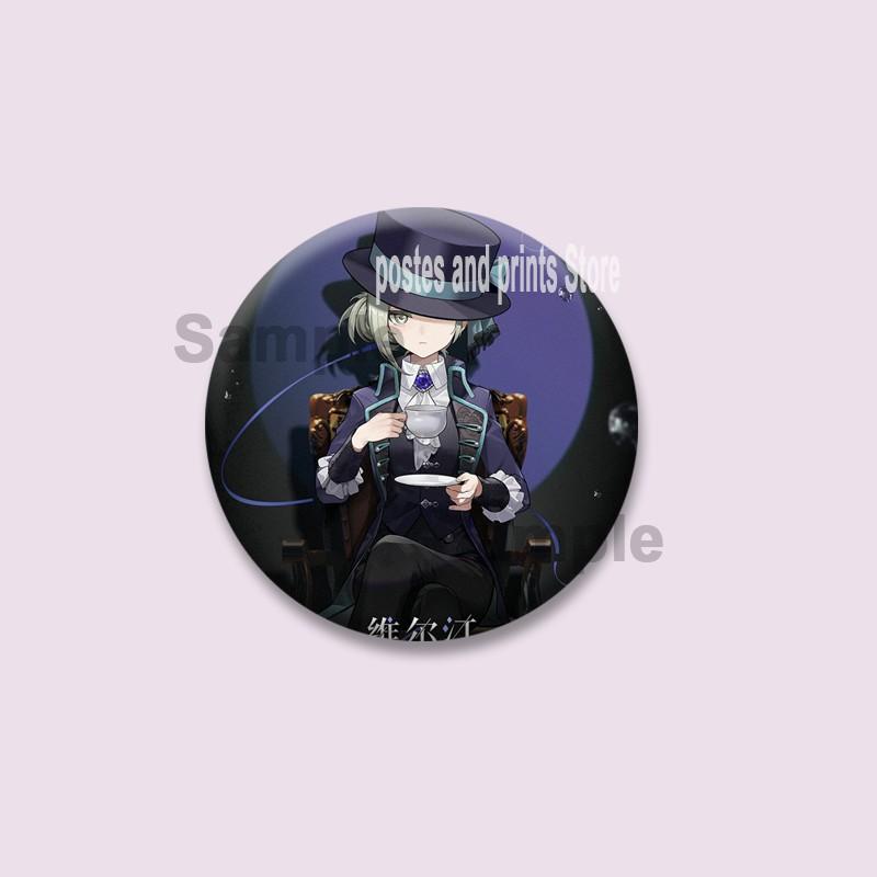 Anime Game Reverse 1999 Circular Brooches Cartoon Character Enamel Pins Backpack Clothing Hat Jewelry Badge Accessory XMAS Gifts