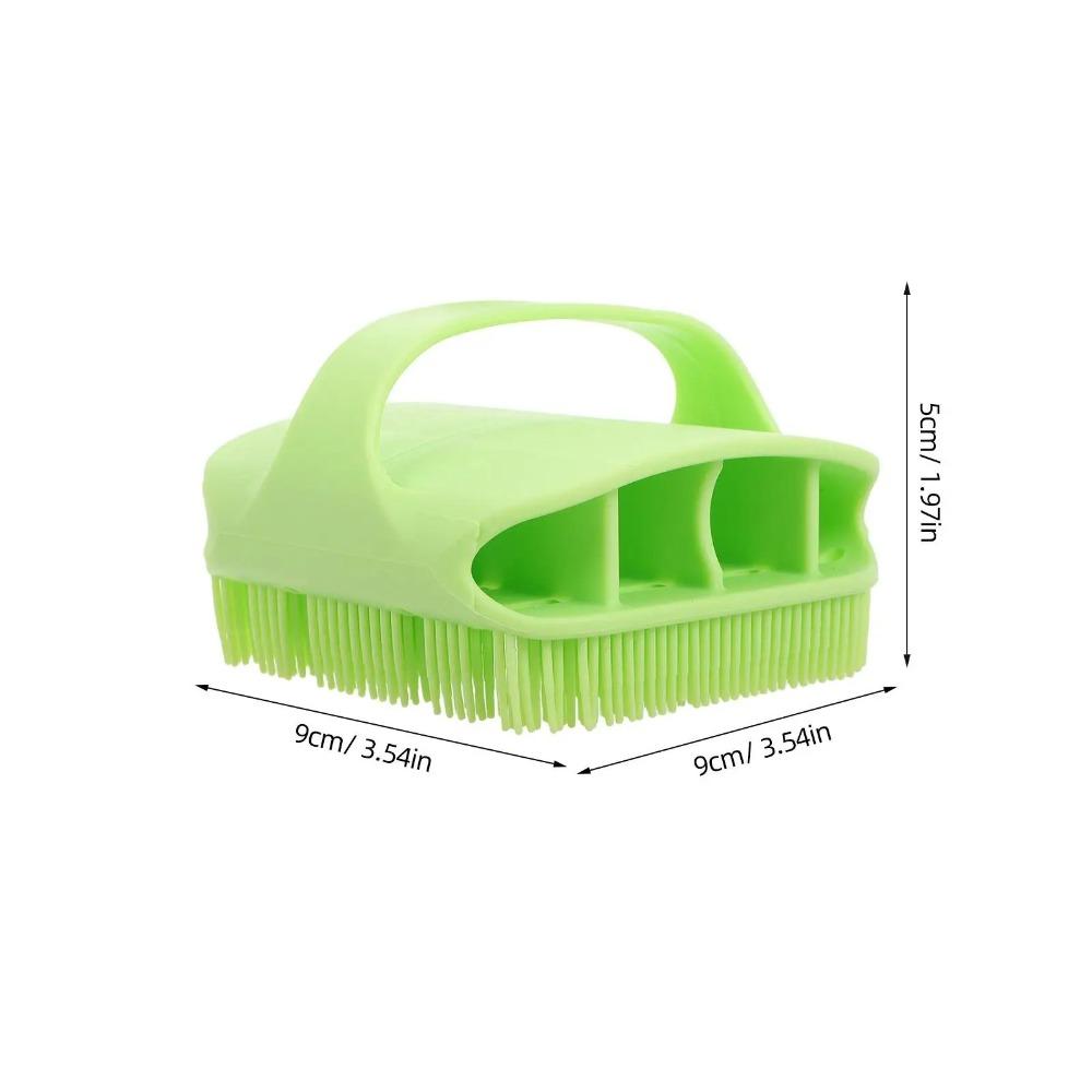 Double-sided Shampoo Massager Brush Massage Scalp Massage Brush Body Shampoo Brush For Exfoliation