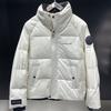 Export Tail Goods Trendy Stand-up Collar down Jacket Men's Winter New Arrival Fashion All-Matching Thickened Heattech White Duck down Coat Men