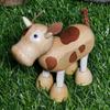 Giraffe Löwe Holztiere Bewegliche Gelenke Biegsame Wildtierfiguren Kinderspielzeug