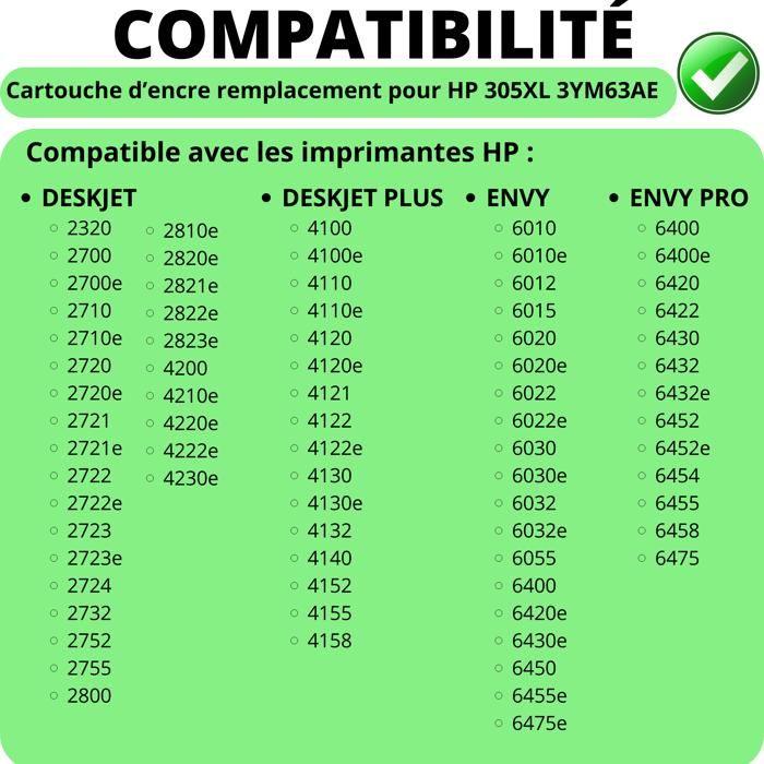 Ink Cartridge - HP - 305XL - Color - Compatible with DeskJet and Envy - Pack of 1