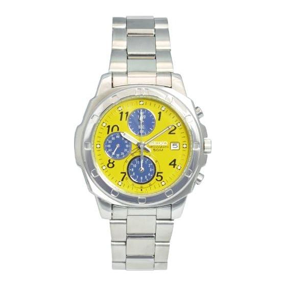 

[Импорт SEIKO]Часы SEIKO, импортированные из-за рубежа, модель Желтая SND409, мужские