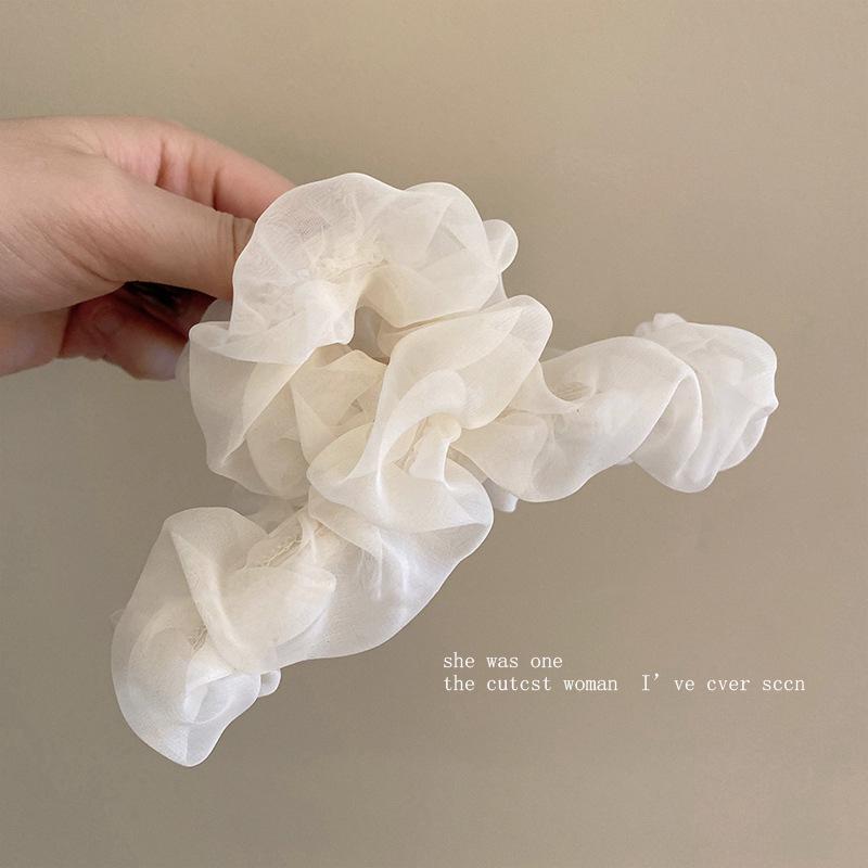 Korean High-End Acrylic Flower Hair Clip for Women - Large Shark Clip for Voluminous Styles