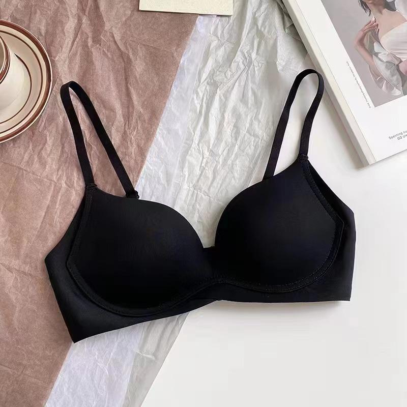 Women's One-piece Bra Comfortable Without Steel Ring Small Chest Seamless  Gathered Underwear Thin Sexy Bra Invisible Bra
