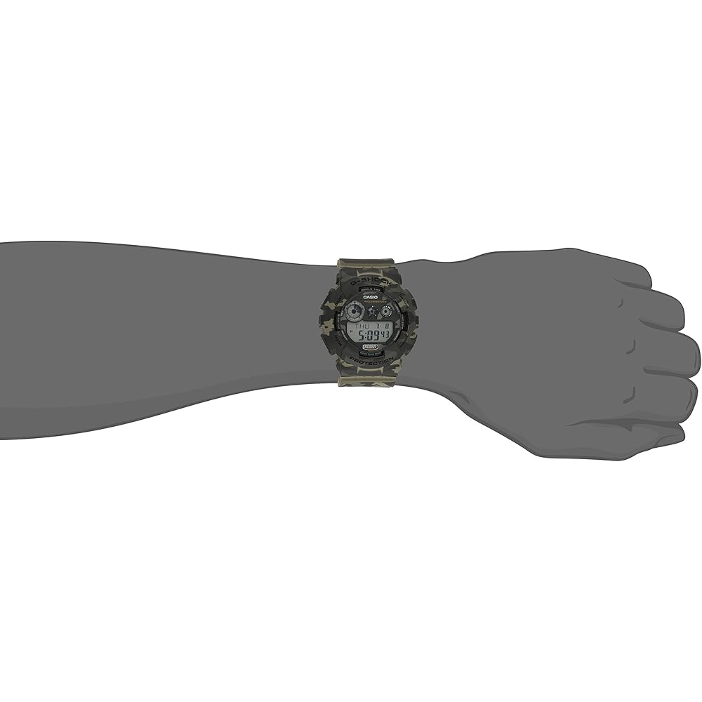 Casio G-SHOCK Camouflage Series Green Digital Watch GD-120CM-5CR
