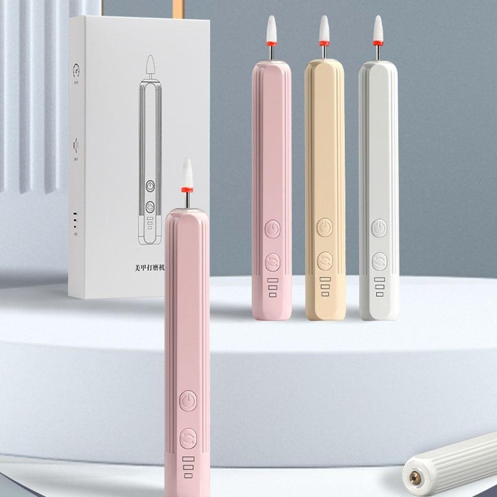 Cordless Manicure Machine Low Noise Electric Nail Grinder Gift Nail File Machine Cuticle Care
