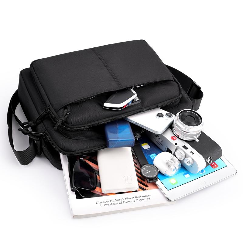 Men's Handbag Shoulder Bag Lightweight Waterproof Wear-Resistant Nylon Bag