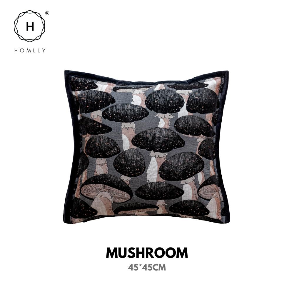 Homlly Noir Monochrome Decorative Pillow Cushion Cover (x2pcs)