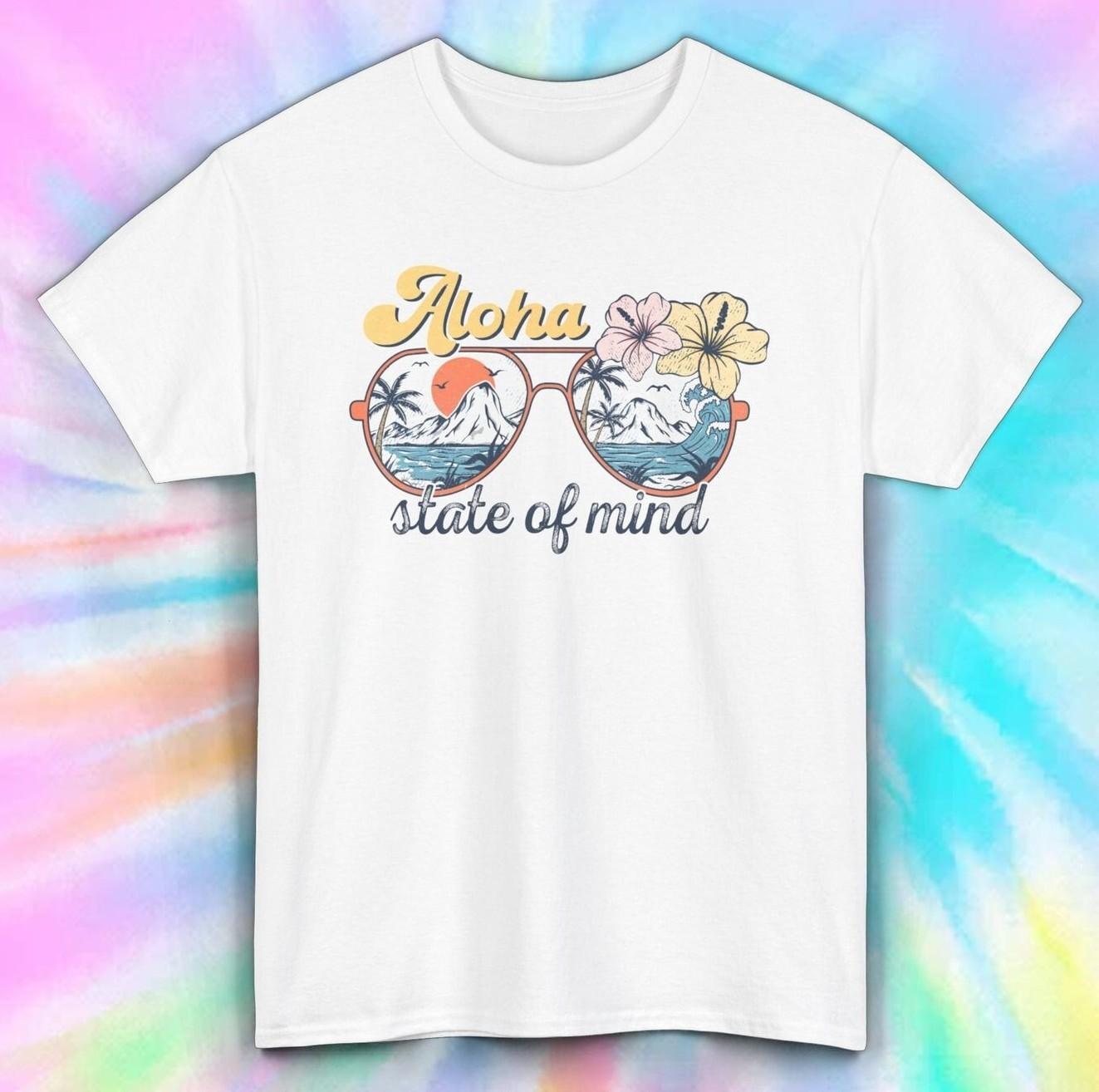Aloha State of Mind Shirt | Hawaiian Sunglasses Tee S-5XL XXXXL