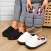 The New Shoes Are Warm At Home, with Thickened Indoor Semi-wrapping and Home Cotton Slippers for Warmth