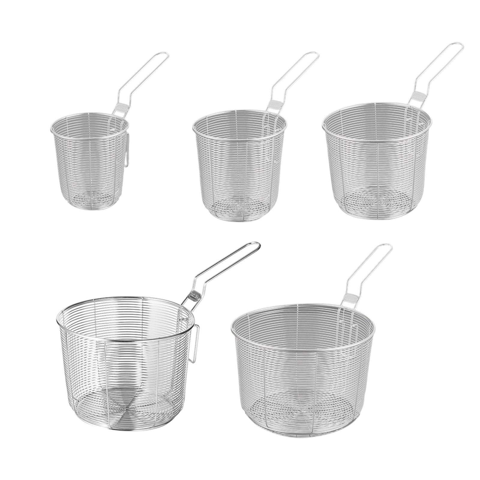 

Stainless Steel Fryer Basket for Versatile Cooking And Draining 10cm