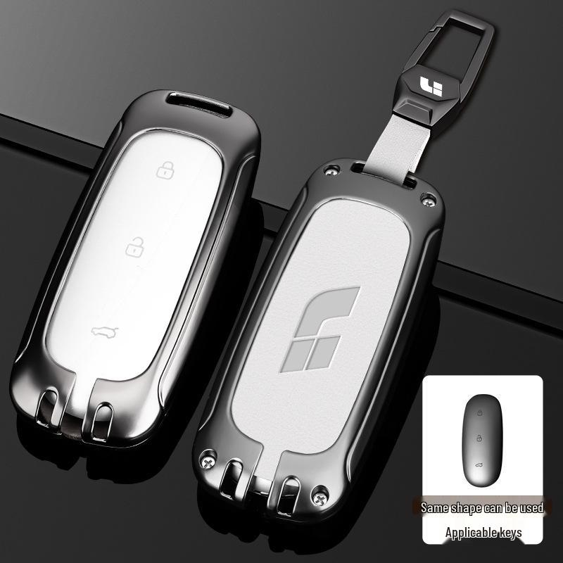 Compatible Ideal L7 Key Cover for 2023 Ideal One L8 Car, Protective Shell with Key Buckle for Men and Women