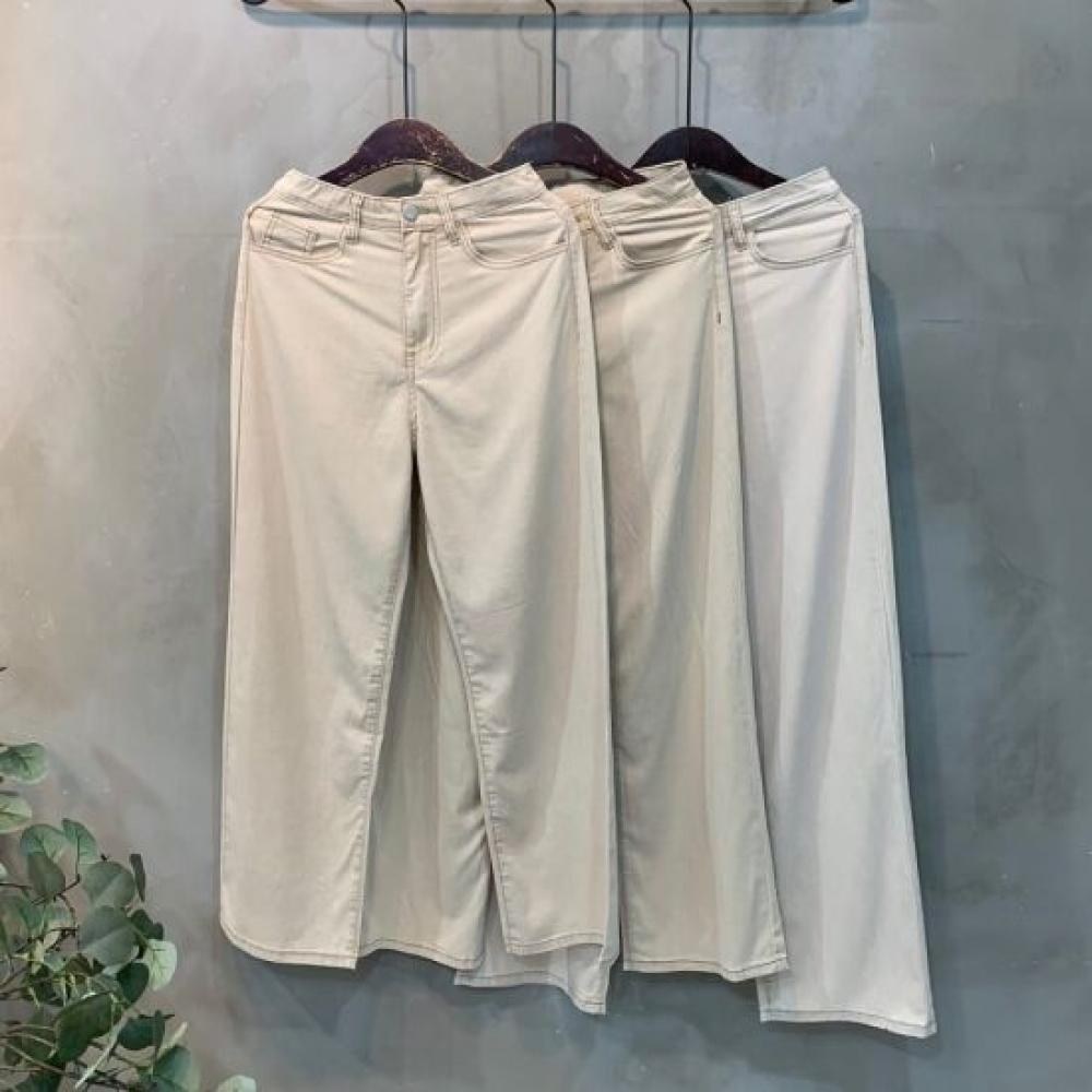 C S In The Room Ykk Zipper Wide Denim pantS 3 lengthS 3 Color