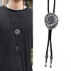 Animal Shape Pendant Bolo Tie for Man Women Bridegroom Wedding Necklace Evening Party Cowboy Necktie for Shirt Decors