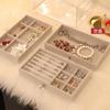 Jewelry Storage Box Home Jewelry Display Box Multi-Layer Drawer Necklace Earring Ring Jewelry Organizer