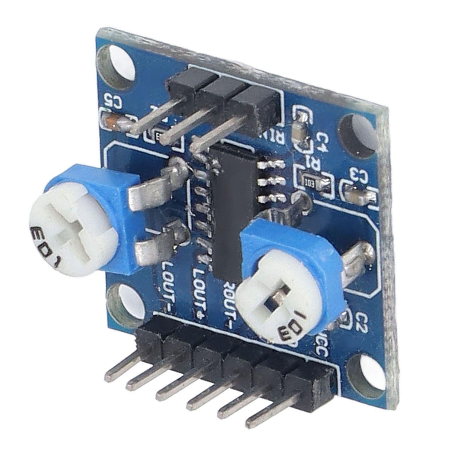 

5PCS 5Wx2 Digital Amplifier Board Stereo Amplifier Module with Volume Potentiometer PAM8406
