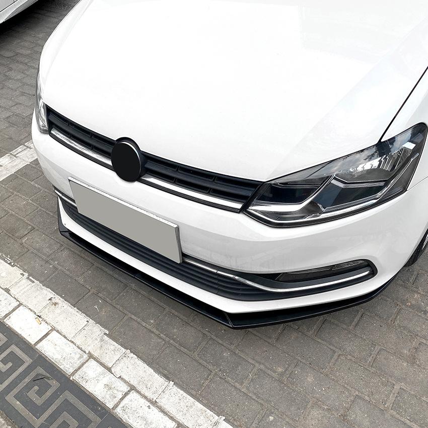 Front Bumper Spoiler Body Kit Diffuser For VW Polo 6R 6C 2009 2010 2011-2017 Front Lip Chin Splitter Protector Cover