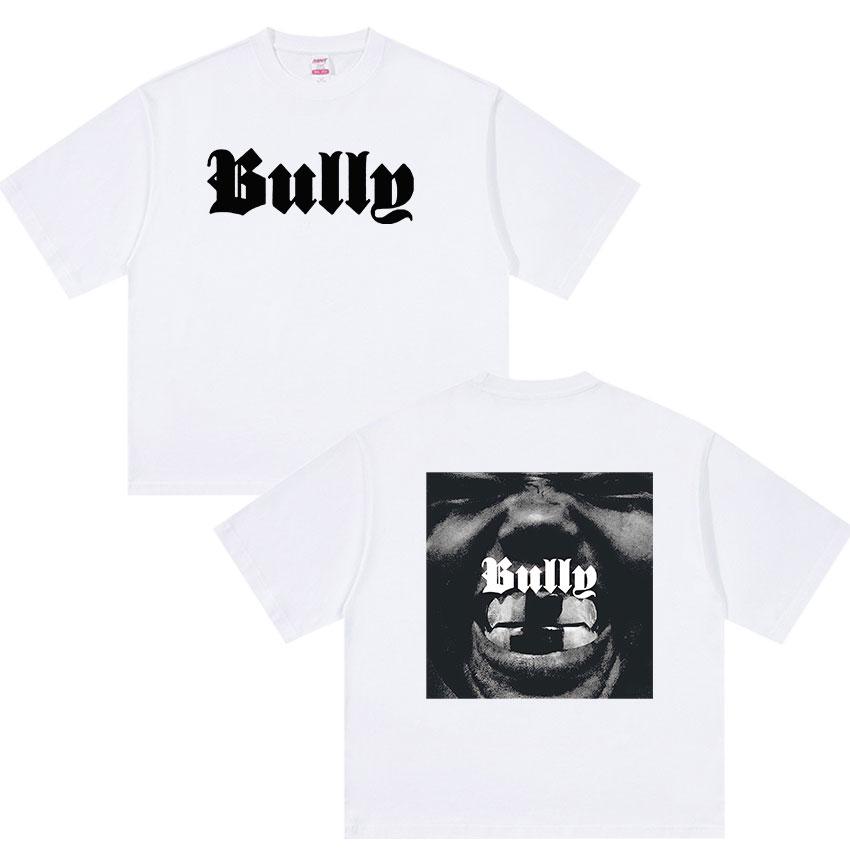 New Album Bully Kanye West Graphic Tshirt UNISEXs Rap Gothic Fashion Oversized Cotton Tshirts Retro Hiphop Clothing Tops