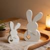 Rabbit Mold 3D Bunny Pattern Silicone Mold Resin Casting Flexible Reusable Epoxy Mold DIY Crafts Easter Gift Making Mold Spring