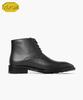 Firenze Atelier [Vibram] Semi-Square Standard Chukka Boots 7200 [Black Fg]