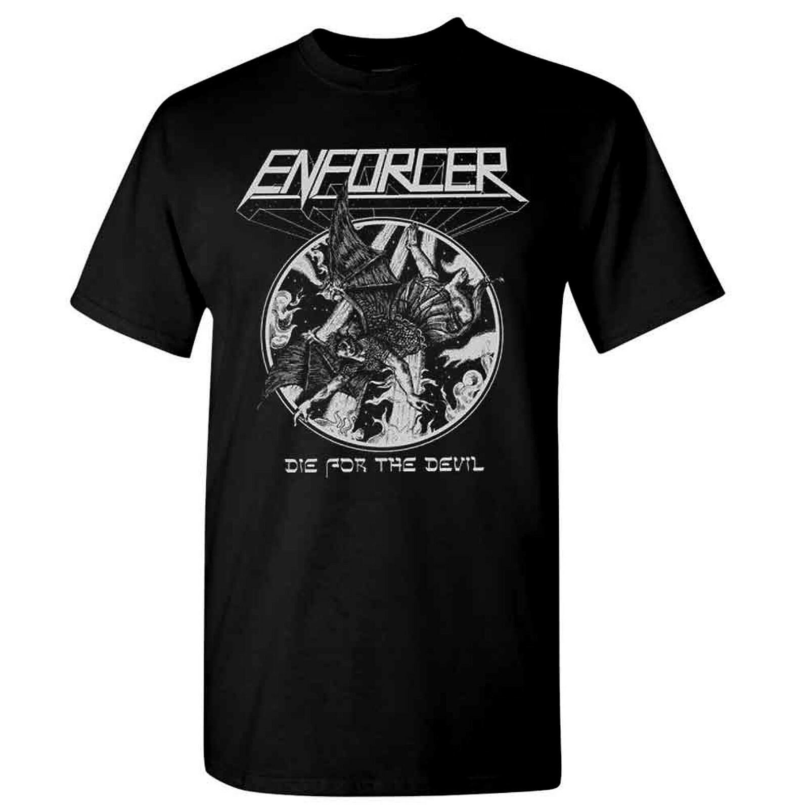 ENFORCER cd lgo УМРИ ЗА ДЬЯВОЛА ZENITH Официальная РУБАШКА LRG новая XXXXL