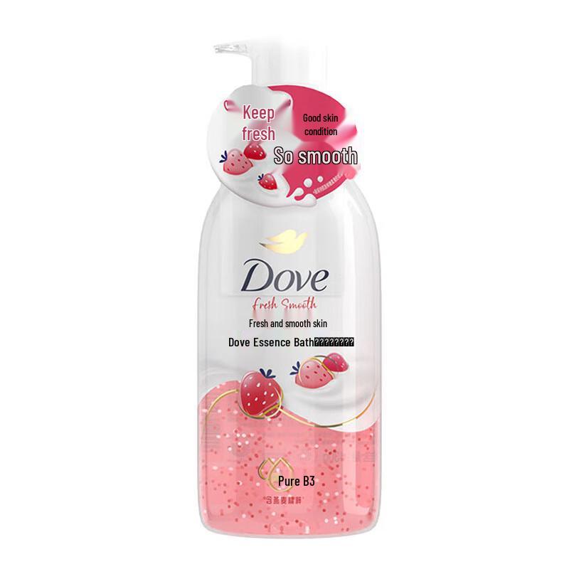 DOVE Double Fruit Milk Sweet Strawberry & Oat Body Wash