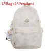 Backpack For Students Unisex Nylon Breathable Animal Pattern School Travel Bag