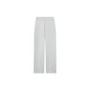 Fila Letter Print Loose Wide Leg Sports Pants Women Pants Ivory Flower-Gray F11W339609FMG
