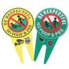 Double Sided No Pooping Dog Sign No Peeing Dog Sign With Stake Garden Signage